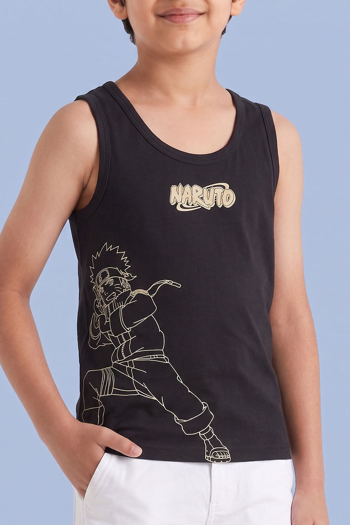 Lee Cooper Boys Naruto Vest (Pack of 2) - Multicolor — image 5